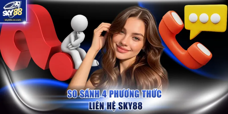 So sánh 4 phương thức liên hệ SKY88
